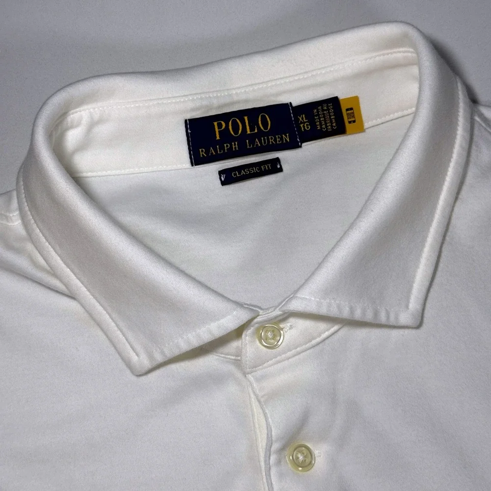 Polo Ralph Lauren Mens XL Classic Fit Cotton Short‎ Sleeve Polo Shirt